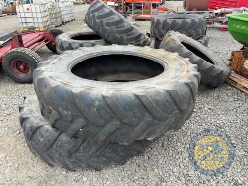 18.4/R38 Tarus tyres & 380/85/R28 Firestone tyres