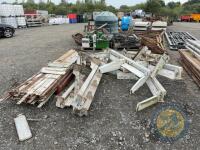 Cattle shed scraper system