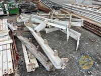 Cattle shed scraper system - 2