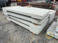 4x 9' single cubicle bases