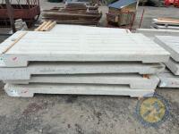 4x 9' single cubicle bases - 2