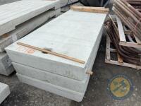 3x 9' sloping cubicles bases - 2