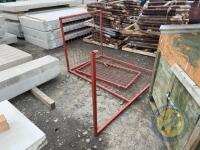 Mesh dog pen for wall