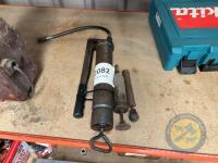 Grease gun, vintage grease gun & vintage bike pump