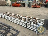 Bundle of 6 feed barriers approx 15' 10 cow - 2