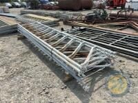 Bundle of 6 feed barriers approx 15' 10 cow - 4