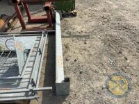 Calf hutch with sheep trough & hay rack - 2