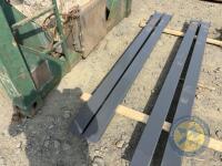 Set of 8ft forklift extension toes - 3