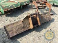 6ft sheugh bucket for 13tn digger 65mm pins - 2