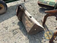 6ft sheugh bucket for 13tn digger 65mm pins - 3