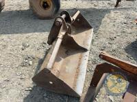 6ft sheugh bucket for 13tn digger 65mm pins - 4