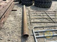 7inch diameter heavy steel pipe 3.1m long