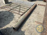 7inch diameter heavy steel pipe 3.1m long - 3
