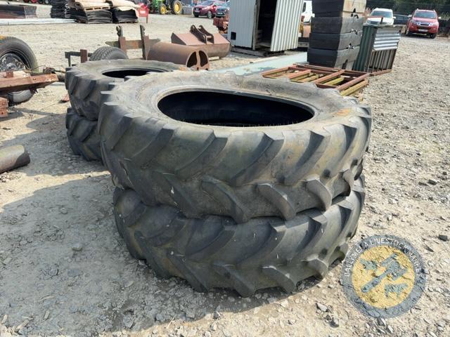 2x 420/85/R38 & 2x 380/85/R24 Firestone tyres