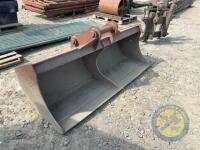 Sheugh bucket high capacity 65mmphs suits 10-14tn digger - 2