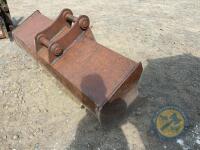 Sheugh bucket high capacity 65mmphs suits 10-14tn digger - 3