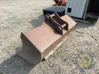 Sheugh bucket high capacity 65mmphs suits 10-14tn digger - 4