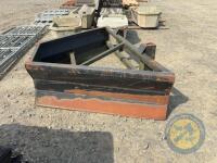 Silage pusher pin & cone brackets