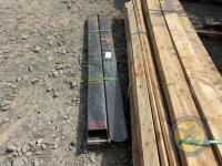 Set of 6ft extension toes for forklift