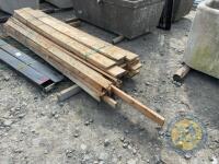 20x 8ft 3x1 timber