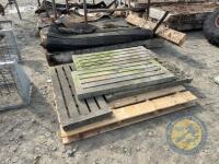 Pallet of pig slats