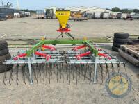 Rakeman 3000 grass harrow with seed box & control box - 5