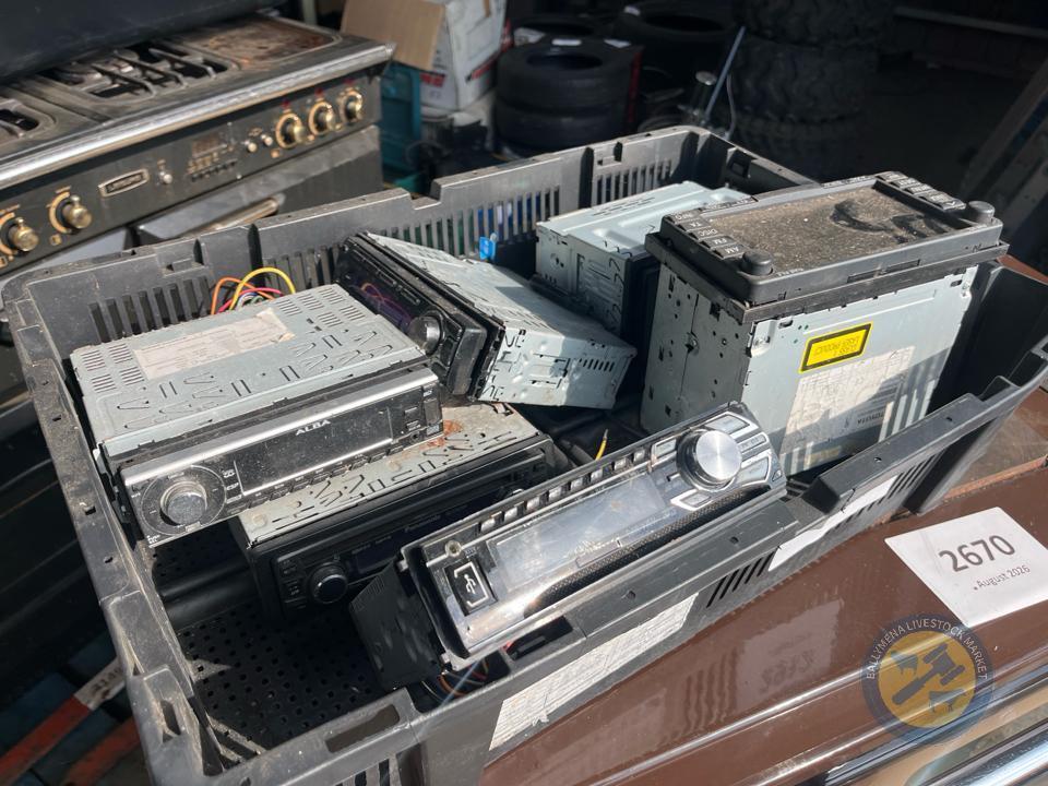Box of radios