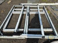 3x plastic door frames & window