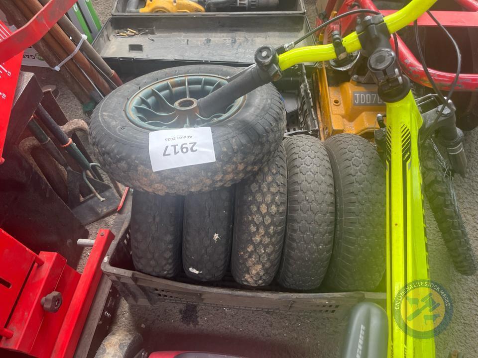 6x wheel barrow wheels
