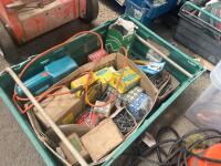 Box of nails sander etc