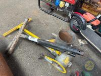 Sower pipe cutter stands