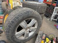 4x 17 inch Amarok tyres - 2