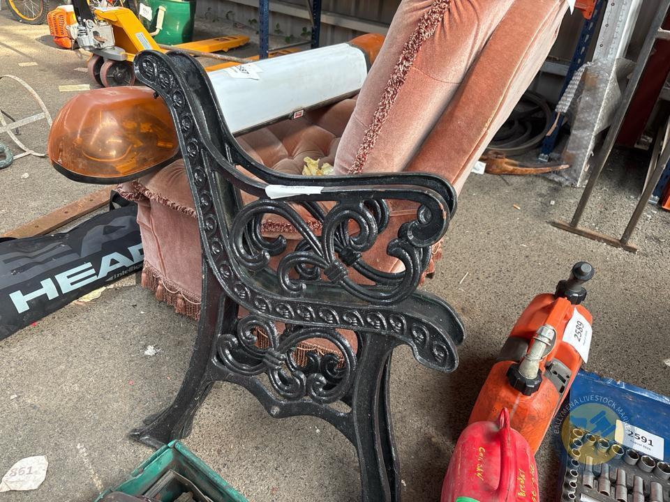 Pair of seat ends