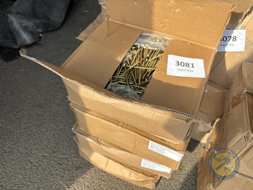 4x boxes of 6x120/70m screws
