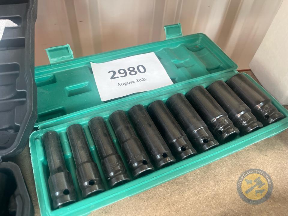 10pc impact socket set