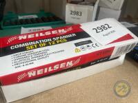 Neilson 12pc spanner set - 2