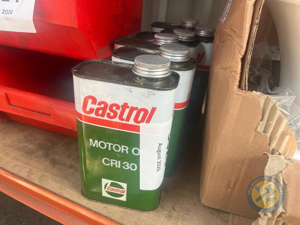 6x jars of castrol oil