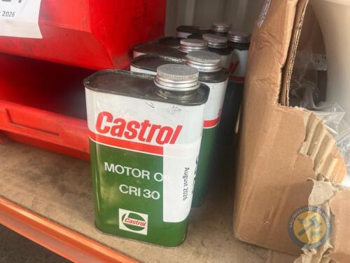 6x jars of castrol oil