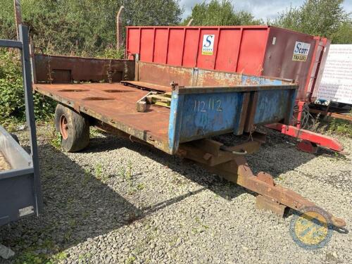 Tractor tipping trailer