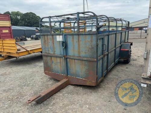 16ft x 6ft cattle trailer low to ground. Very easy loaded & unloaded
