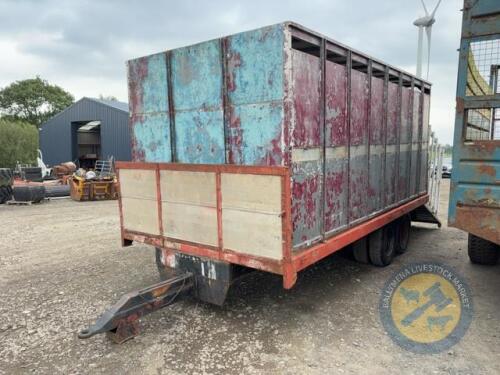 16x8 cattle trailer