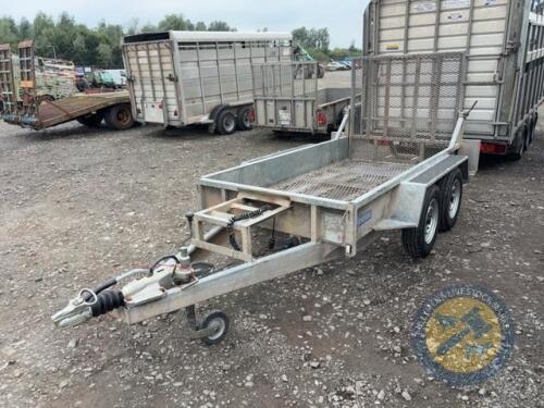 4'2x8'2 galvanised plant trailer fully serviced