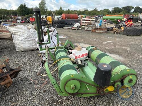 Green bale wrapper