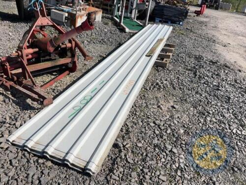 Approx 30x sheets of box profile tin 16ft long