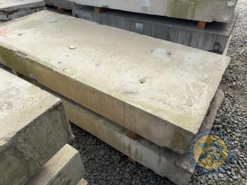 X4 7'2 concrete slabs x 3'3.5 wide