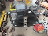Oval Glass TV Unit - 2