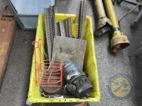 Box Lot of Slatted Metal Angle, Profiles & Air Dryer Cartridge - 2