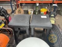 2 Black Stools