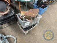 2 Plastic Tool Boxes