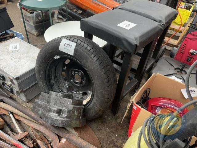 14 inch Spare Wheel & Jack